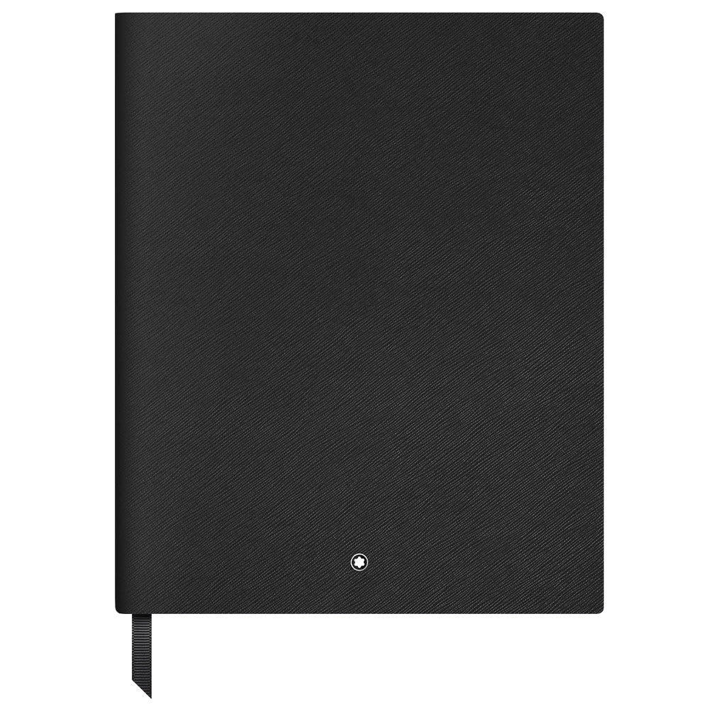 Montblanc Large Notebook Black Leather Squared
