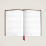 Montblanc Medium Notebook Brick Red Leather Lined