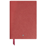 Montblanc Medium Notebook Brick Red Leather Squared