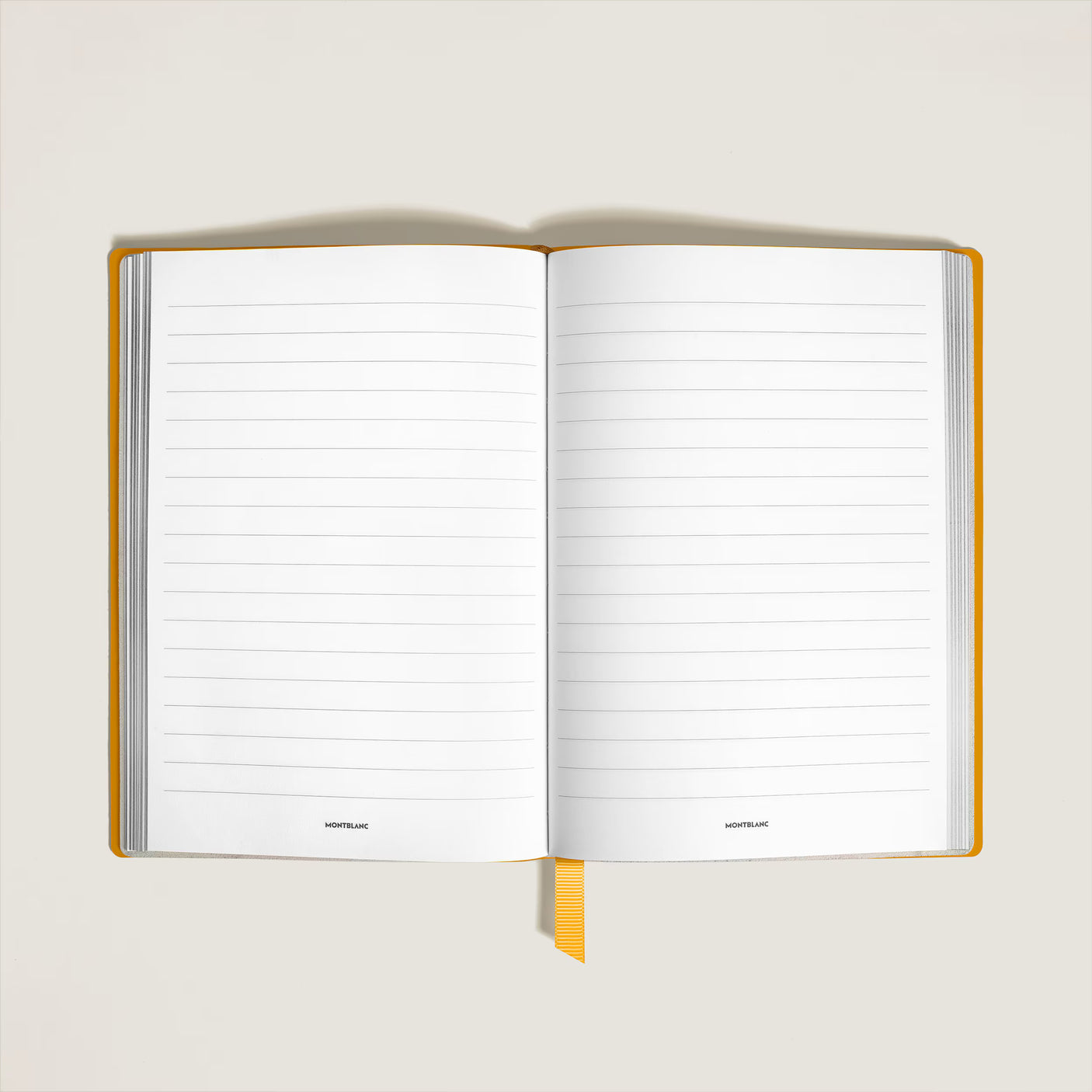 Montblanc Medium Notebook Modena Yellow Leather Lined