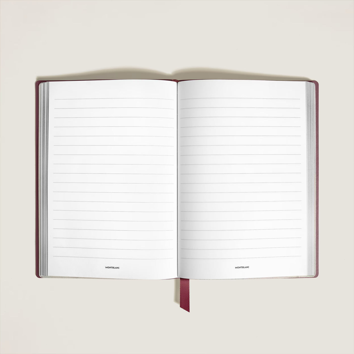 Montblanc Medium Notebook Cassis Burgundy Leather Lined