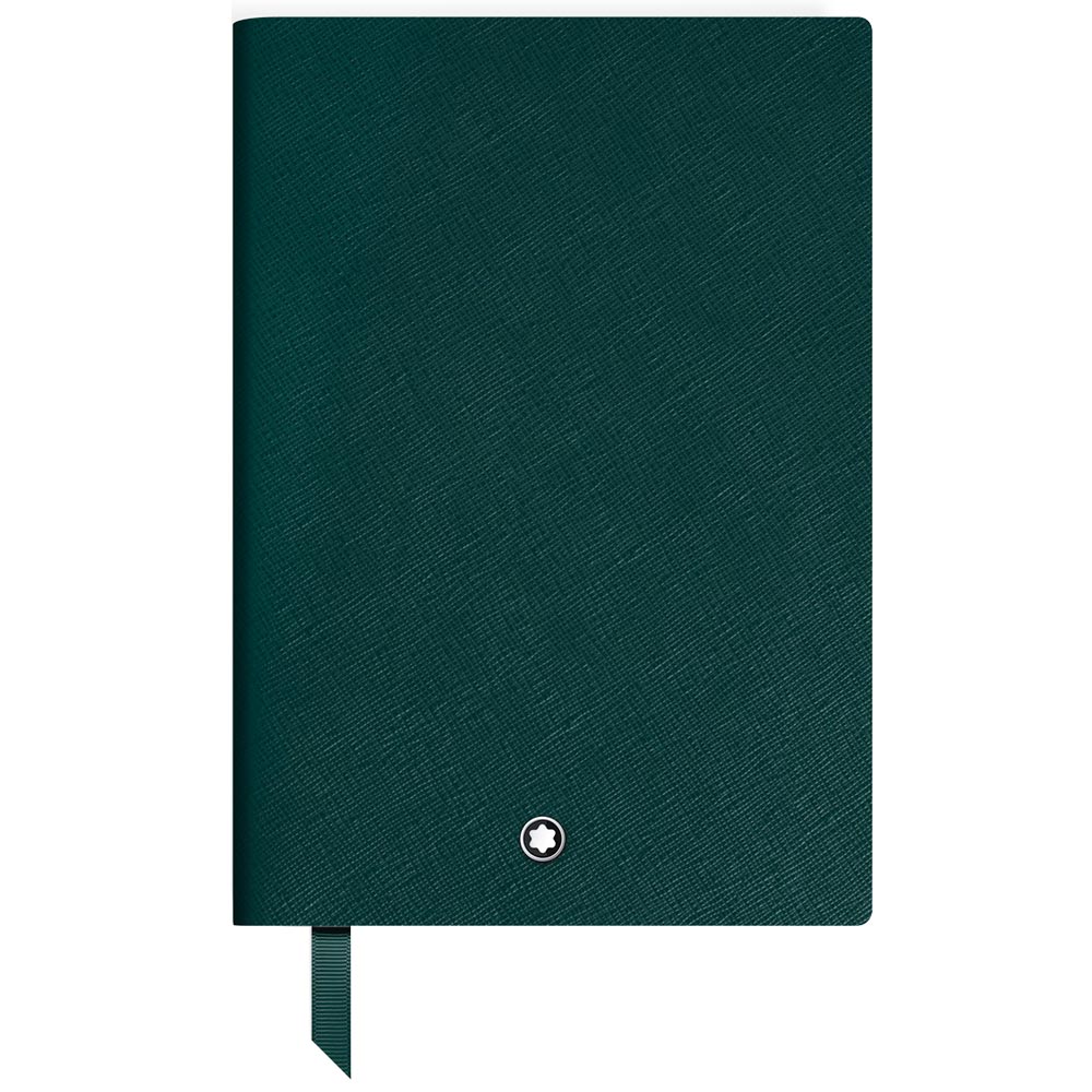Mb Notebook Montblanc Medium Notebook Jungle Green Leather Lined