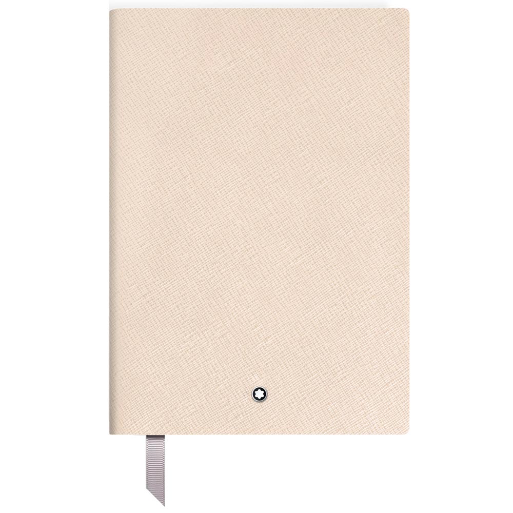 Mb Notebook Montblanc Medium Notebook Cloudy Beige Leather Lined