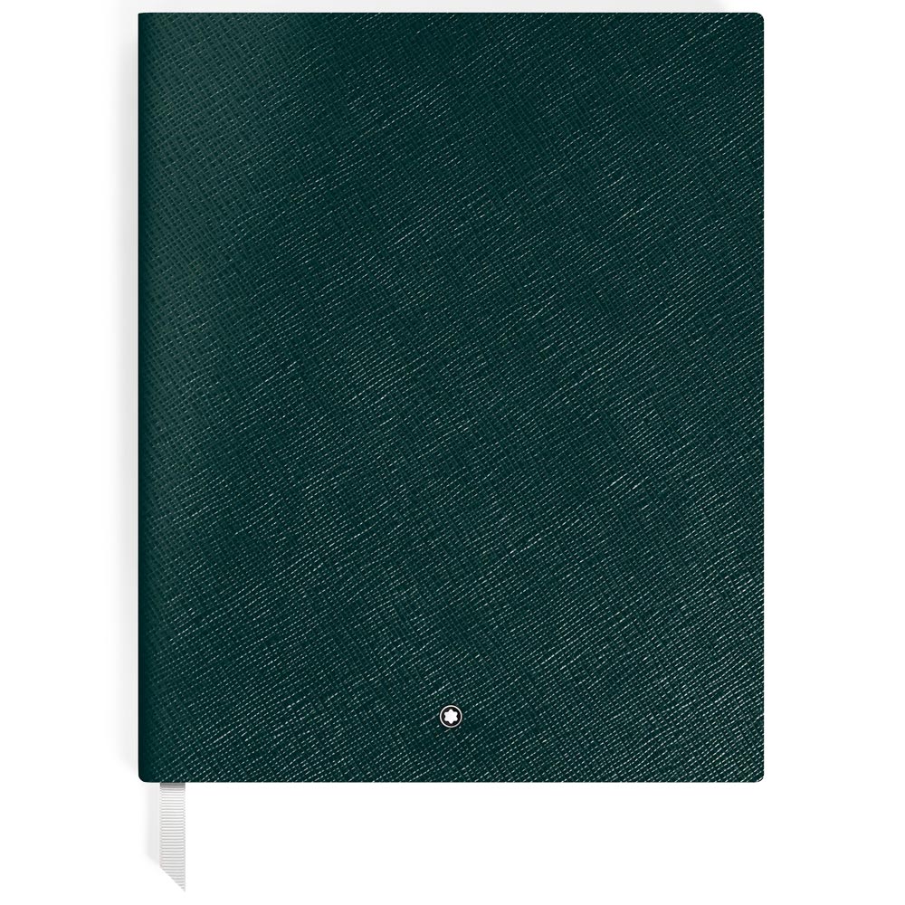 Mb Notebook Montblanc Large Notebook Jungle Green Leather Lined