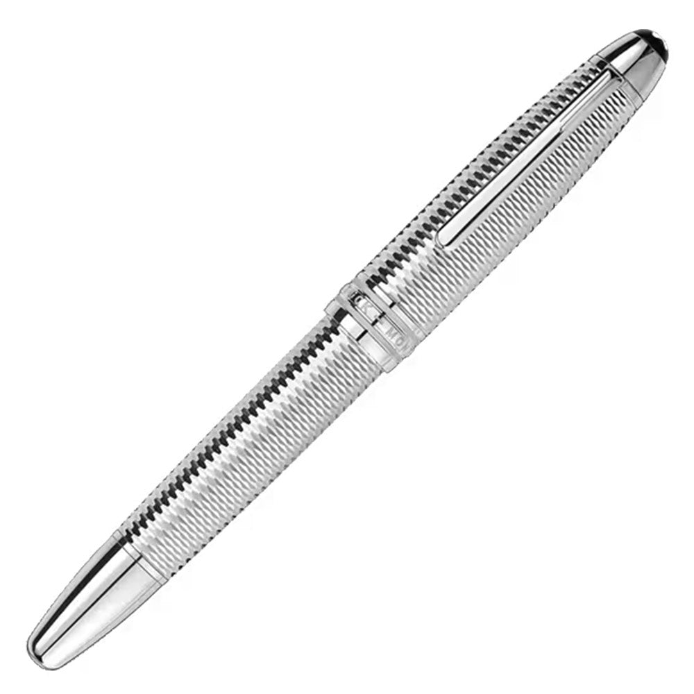 Montblanc Meisterstuck Solitaire LeGrand Fountain Pen Geometry Platinu