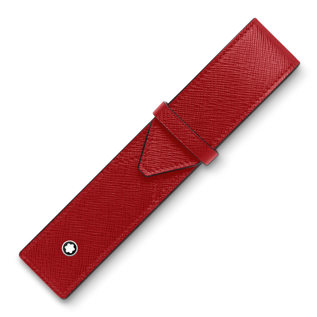 Montblanc Sartorial 1-pen Pouch Red by Montblanc at Cult Pens