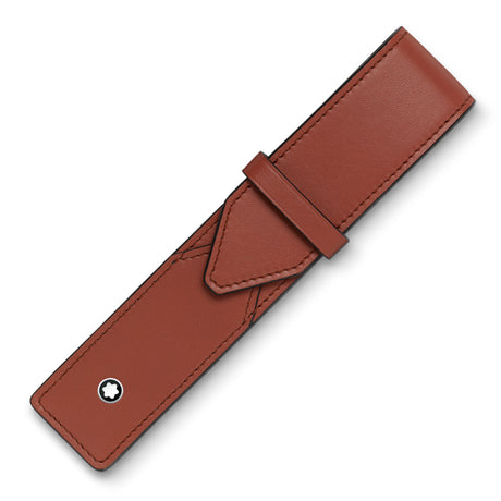 Montblanc Meisterstuck Selection Soft 1-pen Pouch Light Brick by Montblanc at Cult Pens