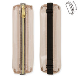 Midori Book Band Pen Case B6-A5 Clear Sepia