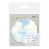 Midori Sticky Notes Transparency Sky Light Blue
