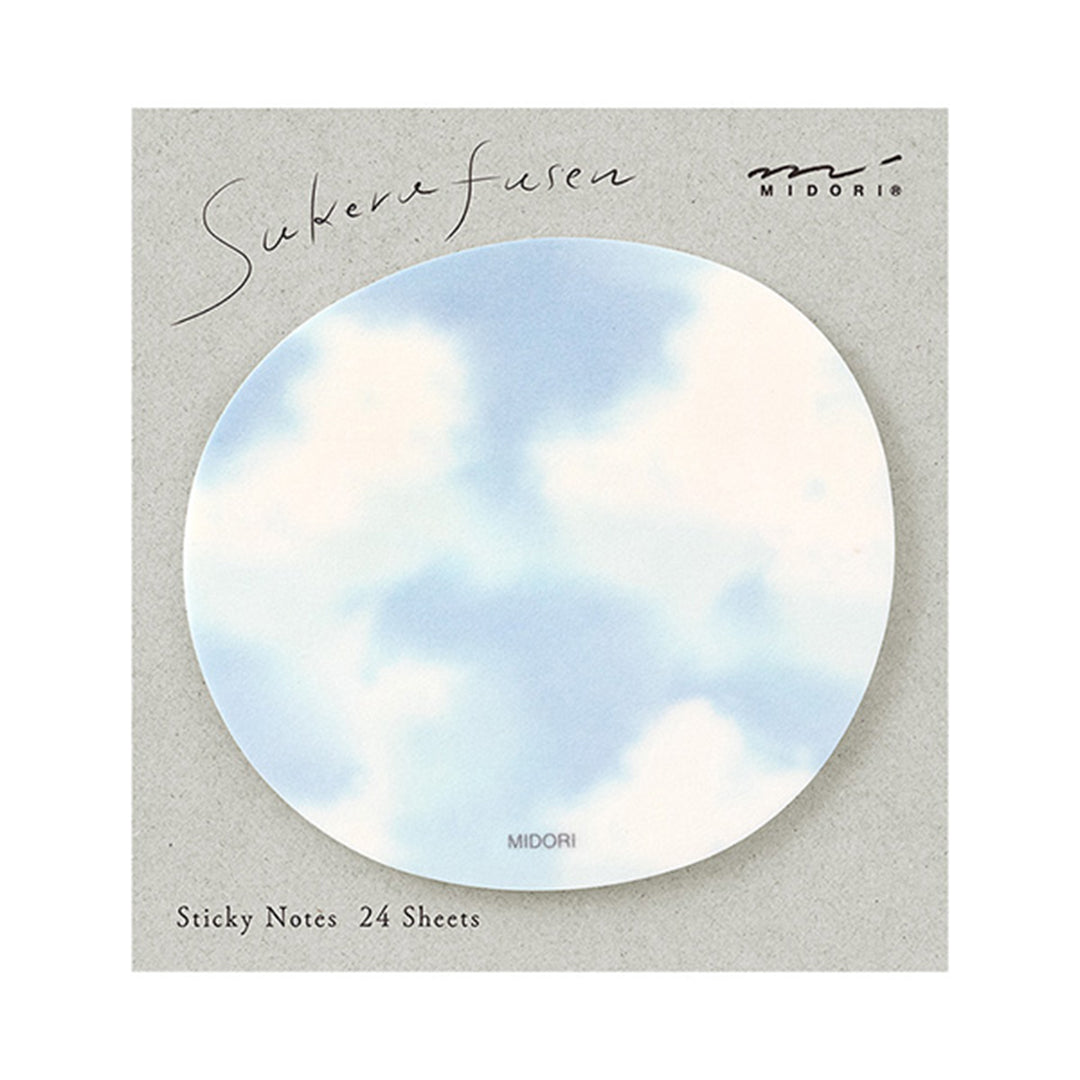 Midori Note Midori Sticky Notes Transparency Sky Light Blue