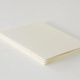 Midori MD Notebook Light A7 Plain Pages Pack of 3
