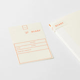 Midori Notebook Diary 2027 A4 Thin