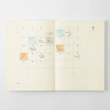 Midori Notebook Diary 2027 A5 Thin