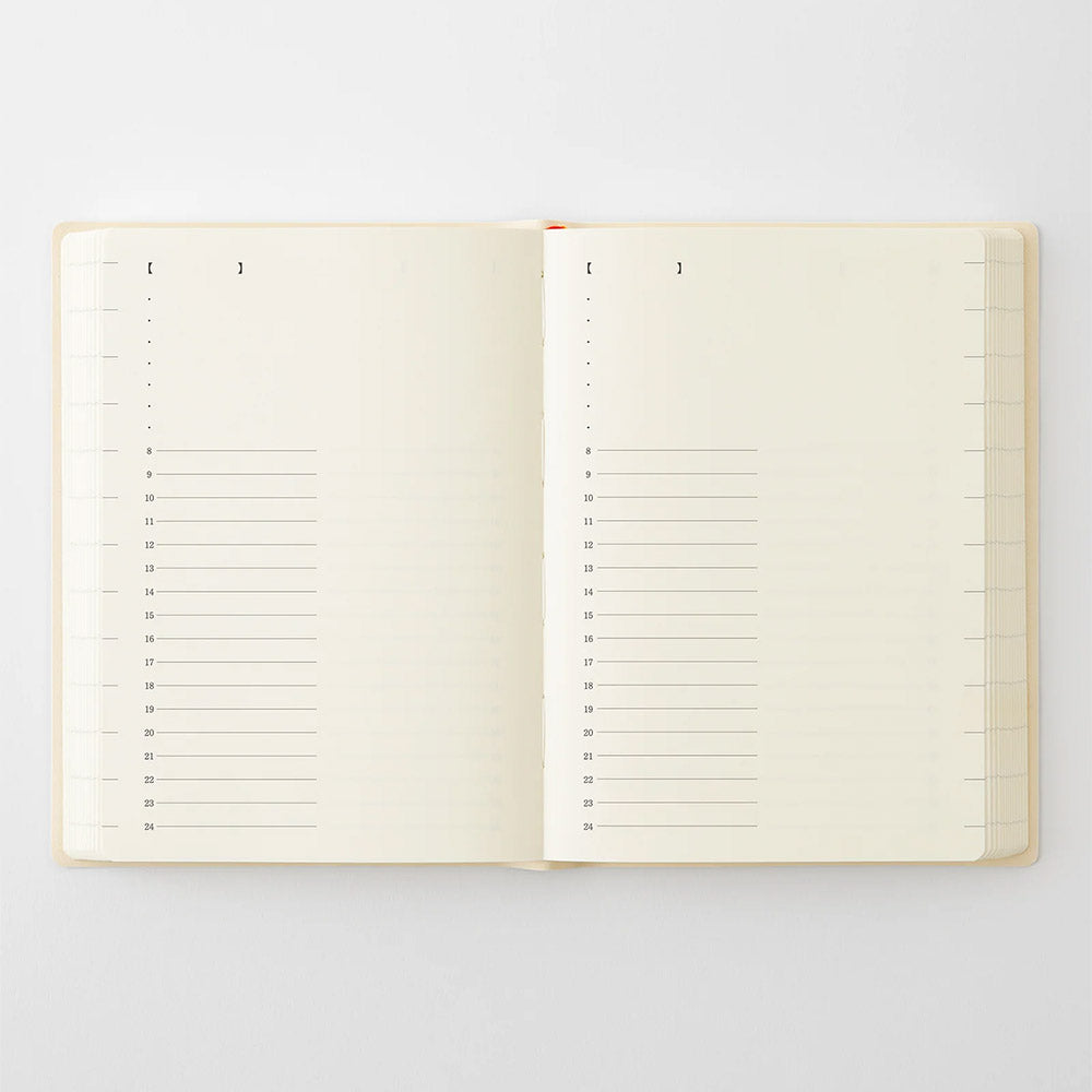 Midori Notebook Daily Diary 2027 A6