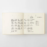 Midori Notebook Daily Diary 2027 A5 Squared