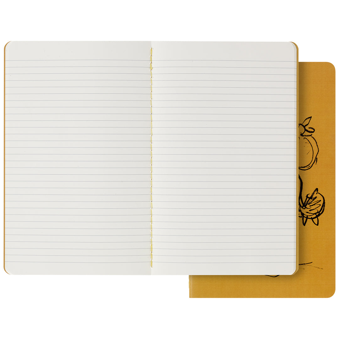 Moleskine Cahier Large Journal 130 x 210 Set of 2 Van Gogh Museum 'Sunflowers'