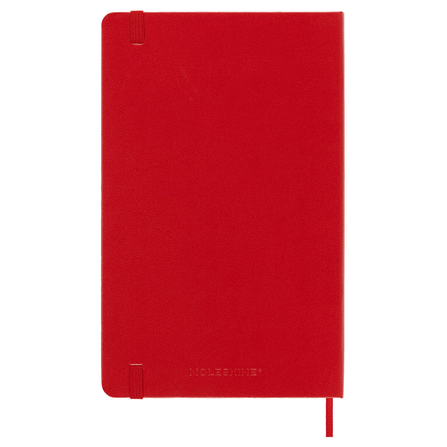 Moleskine 2024 12-Month Large Weekly Notebook Diary Scarlet Red Hardba