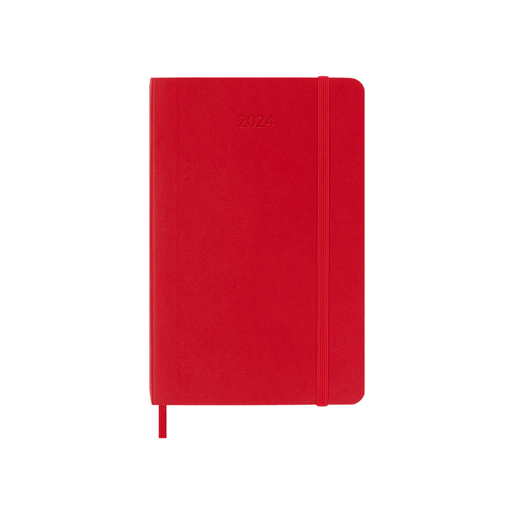 2024 Diary A5 Flower Pattern / Red - Marks-store