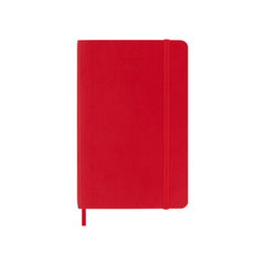 Buy Moleskine Hard Cover Large Daily Planner Diary 2024, Scarlet Red Color  Home & Kitchen