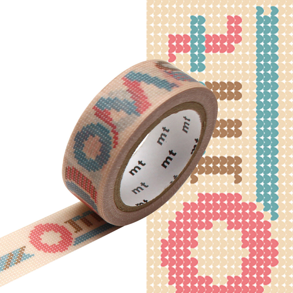 mt Washi Masking Tape - 15mm x 7m - Knitting Tape by mt at Cult Pens