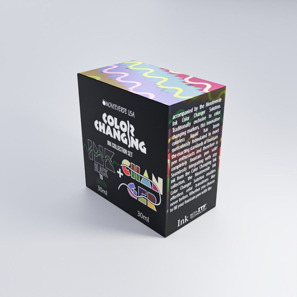 Monteverde Ink Bottle Colour Changing Ink 30ml & Changer Set