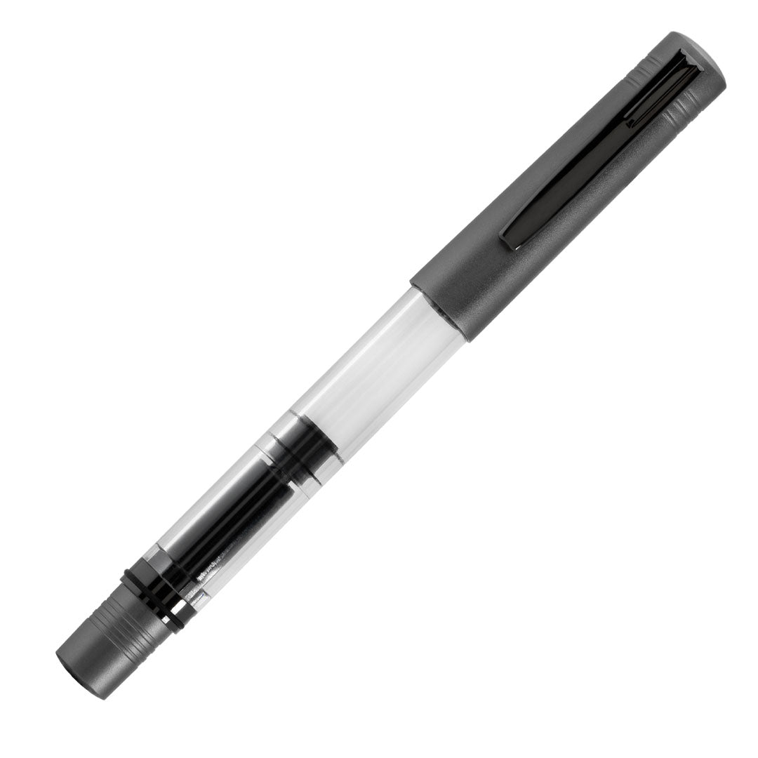 Monteverde MP1 Piston Filling Fountain Pen Coal Grey
