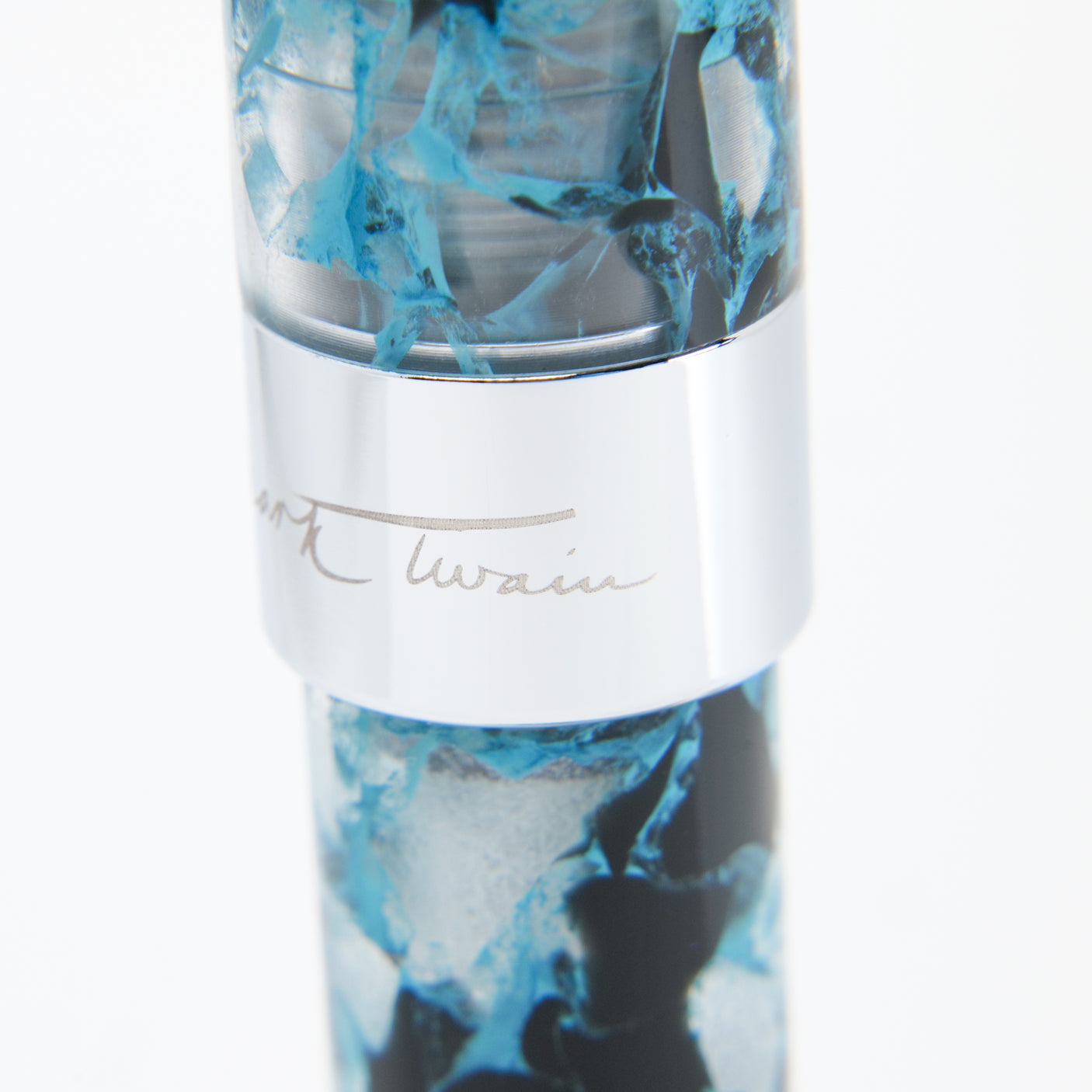 Conklin Mark Twain Crescent Filler Fountain Pen Blue Array