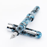 Conklin Mark Twain Crescent Filler Fountain Pen Blue Array
