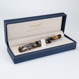 Conklin Mark Twain Crescent Filler Fountain Pen Orange Medley