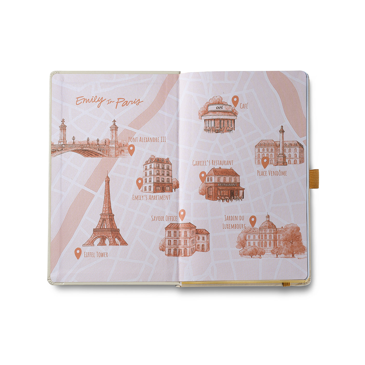 Sheaffer Emily in Paris A5 Notebook Beige