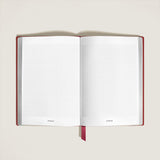 Montblanc Medium Notebook Brick Red Leather Squared