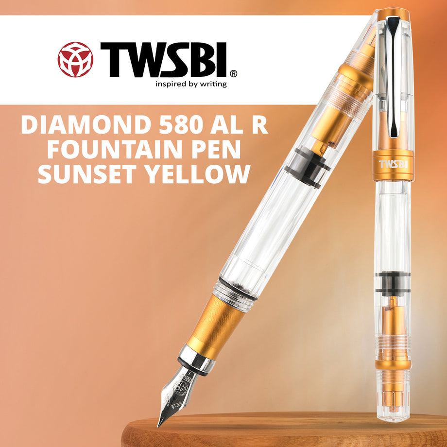 TWSBI Diamond 580ALR Sunset Yellow Fountain Pen