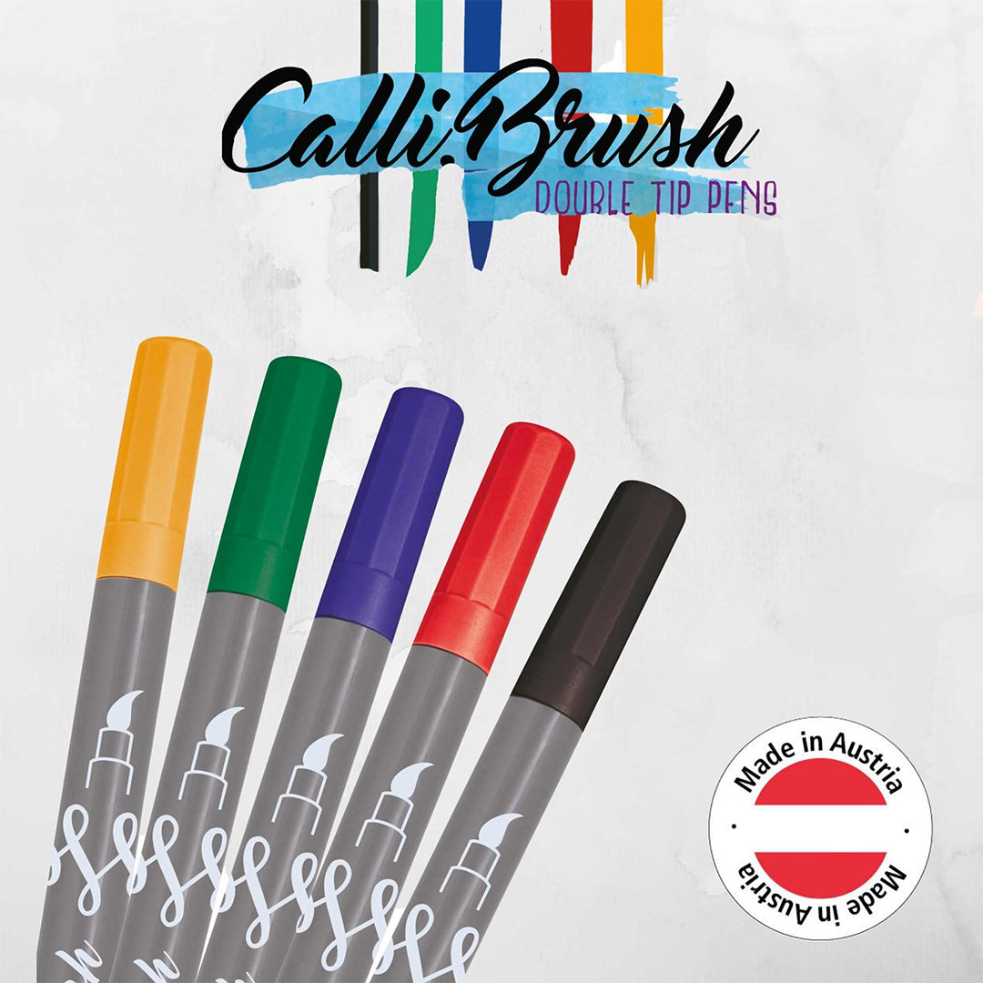 ONLINE Calligraphy Brush Set of 5 Classic