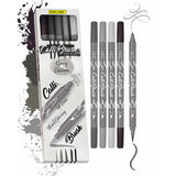 ONLINE Calligraphy Brush Set of 5 Grey