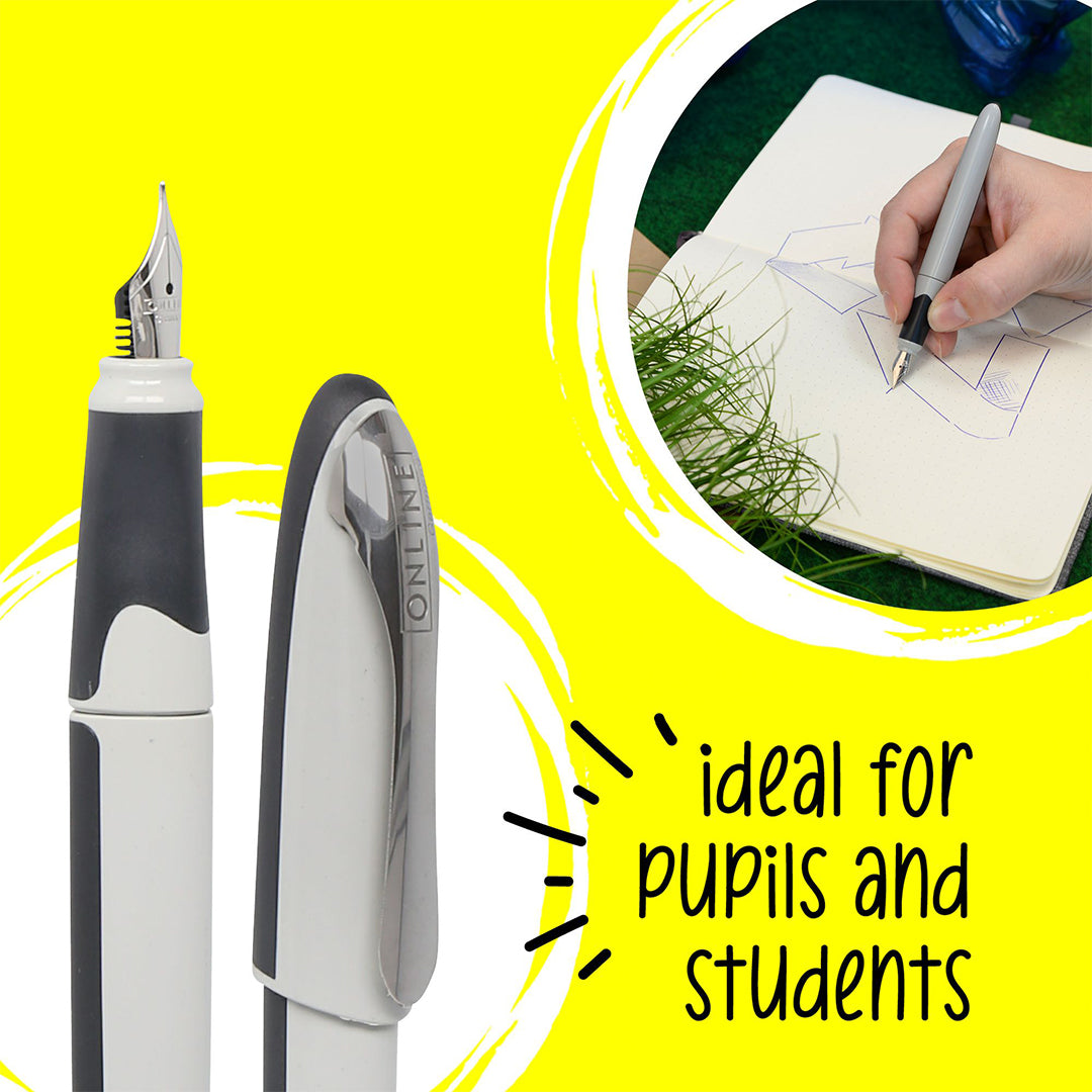 ONLINE AIR Blue Angel certificated fountain pen Black n'Grey