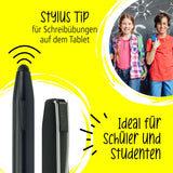 ONLINE Switch Plus Rollerball Pen with Stylus Tip Black