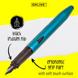ONLINE Switch Plus Fountain Pen with Stylus Tip Petrol