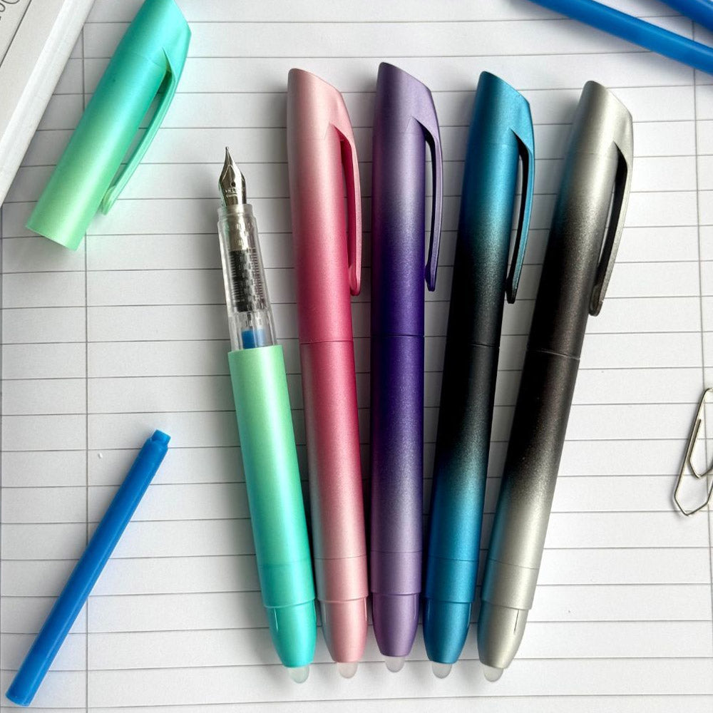 ONLINE MagiXX Erasable Fountain Pen with Blue Cartridges