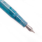 Opus 88 Koloro Eye Dropper Fountain Pen White Blue