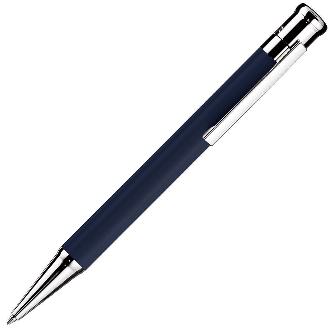 Otto Hutt design04 Rollerball Pen Gloss Blue with Platinum Plating