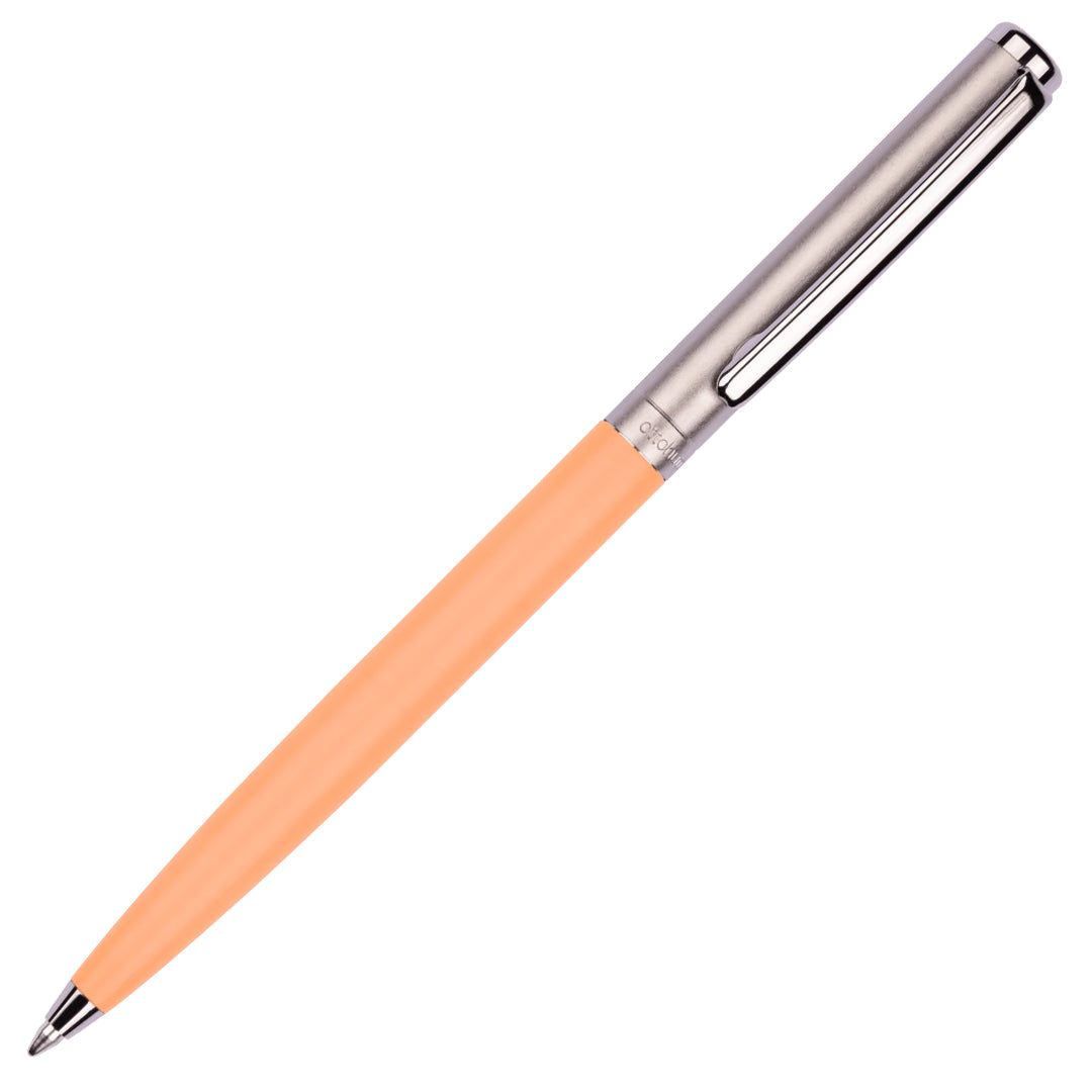 Otto Hutt Design 01 Ballpoint Pen Apricot with Ruthenium Trim