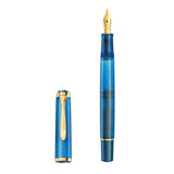 Pelikan Classic M200 Fountain Pen Gift Set Golden Lapis