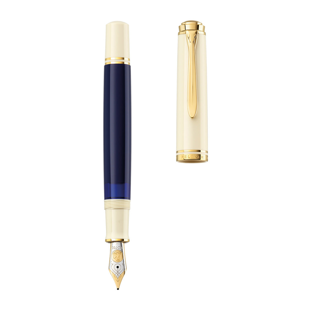 Pelikan Souveran M800 Special Edition Fountain Pen Cream Blue