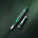 Pelikan Souveran M815 Special Edition Fountain Pen Metal Striped Green