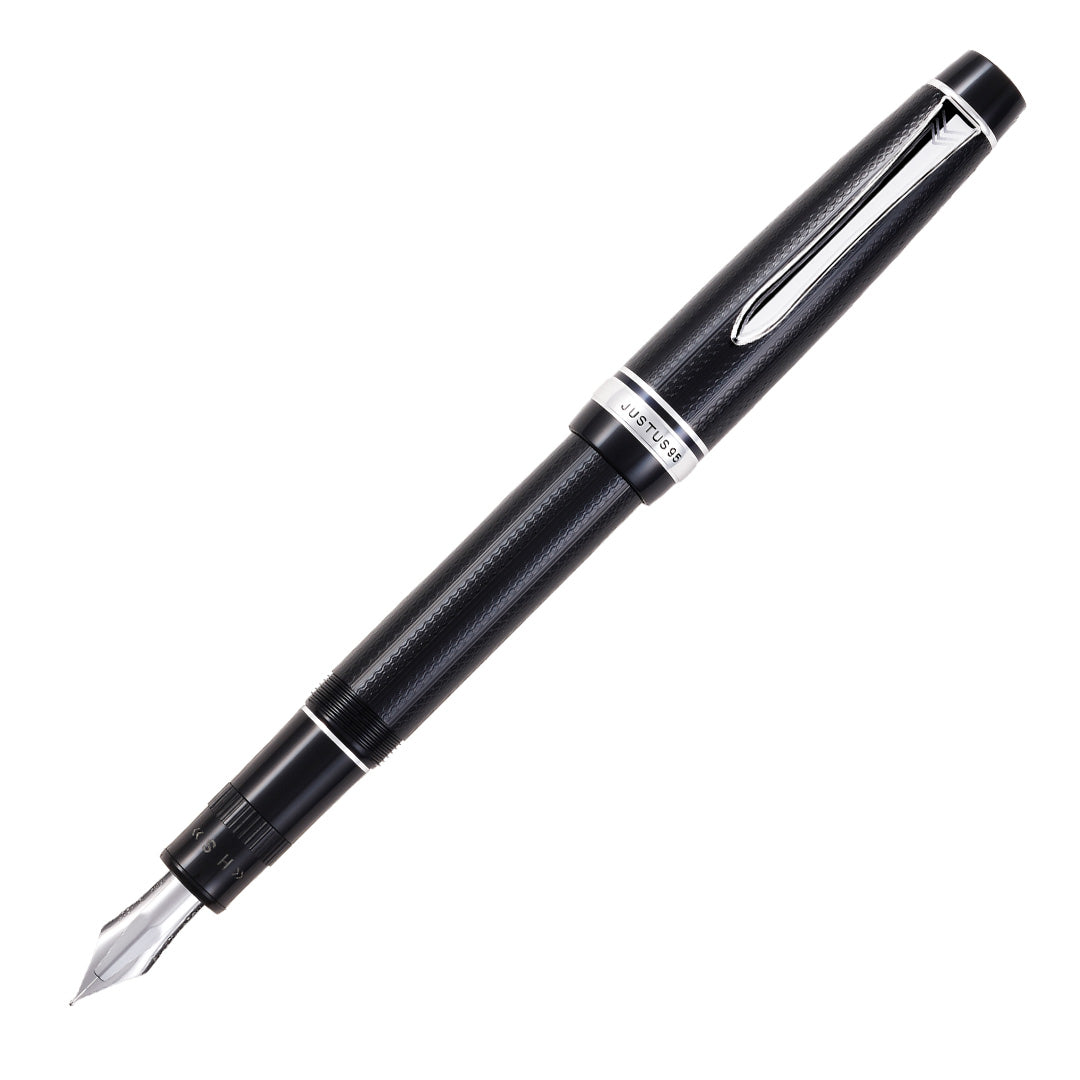 Pilot Justus 95 Adjustable Nib Fountain Pen Rhodium Trim