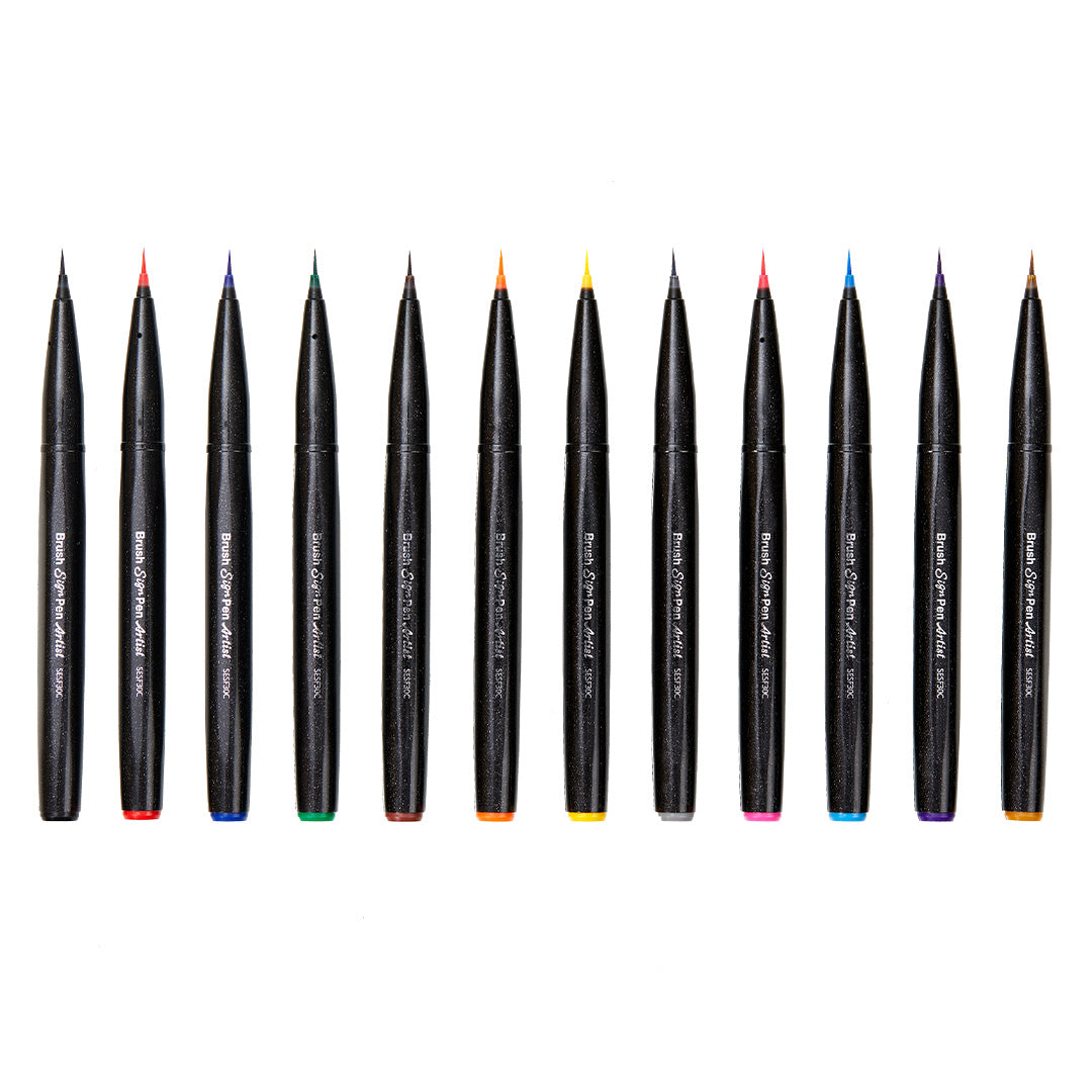 Pentel Touch Brush Sign Pen Artist