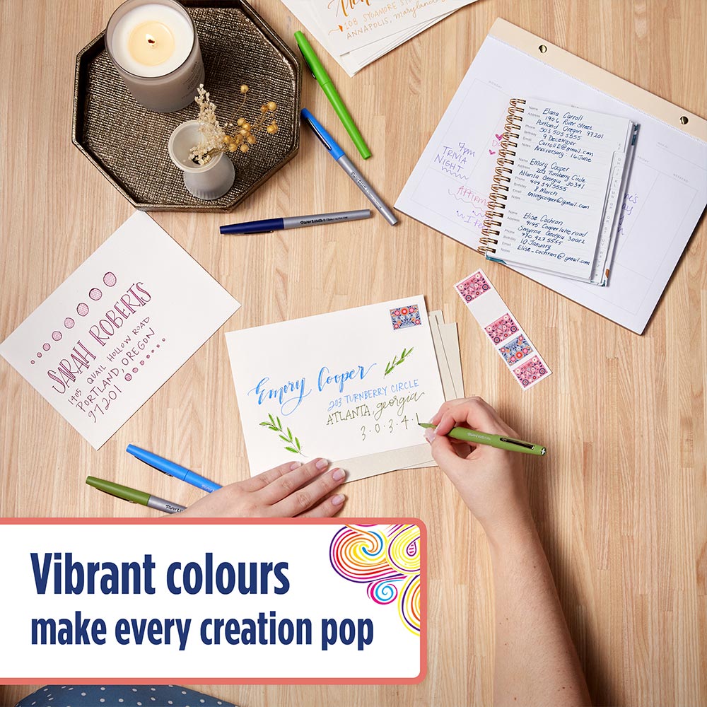 Paper Mate Flair Pen Retro Assorted Set of 12