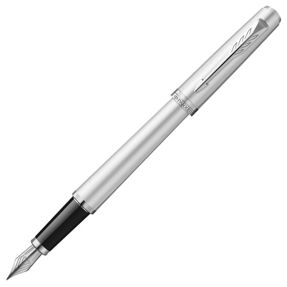 Parker Meridian Fountain Pen Chrome Lacquer with Chrome Trim