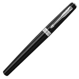 Parker Meridian Fountain Pen Black Lacquer with Chrome Trim