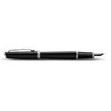 Parker Meridian Fountain Pen Black Lacquer with Chrome Trim